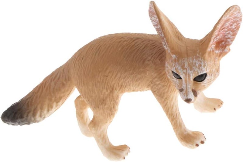 كلاراكو ألعاب حيوانات محاكاة، نماذج حيوانات برية واقعية، مجموعات لعب للأطفال، هدايا تعليمية قابلة للتجميع، متعددة الألوان، ثعلب الفنك - Image 4