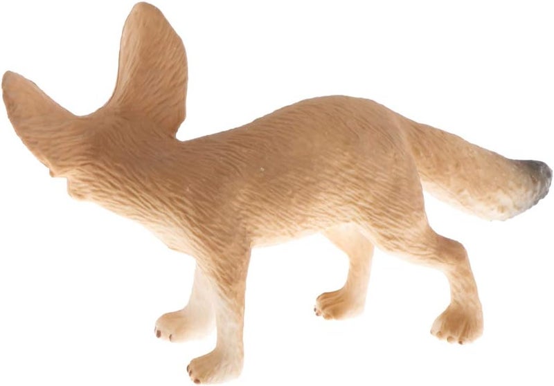 كلاراكو ألعاب حيوانات محاكاة، نماذج حيوانات برية واقعية، مجموعات لعب للأطفال، هدايا تعليمية قابلة للتجميع، متعددة الألوان، ثعلب الفنك - Image 5