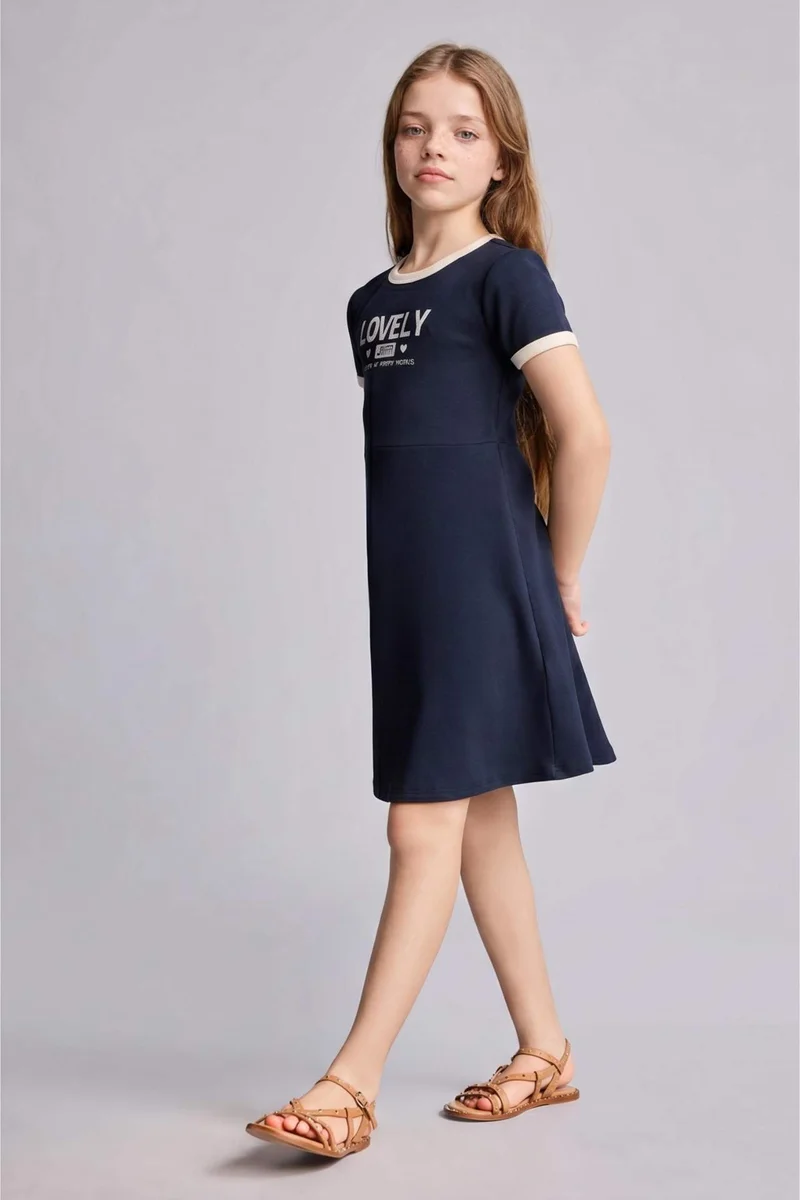 ديفاكتو Girl Sleeveless Knitted Dress