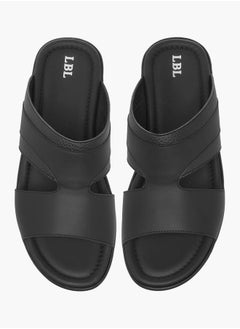 LBL by Shoexpress Men's Textured Slip-On Arabic Sandals Ramadan Collection  - Image 1