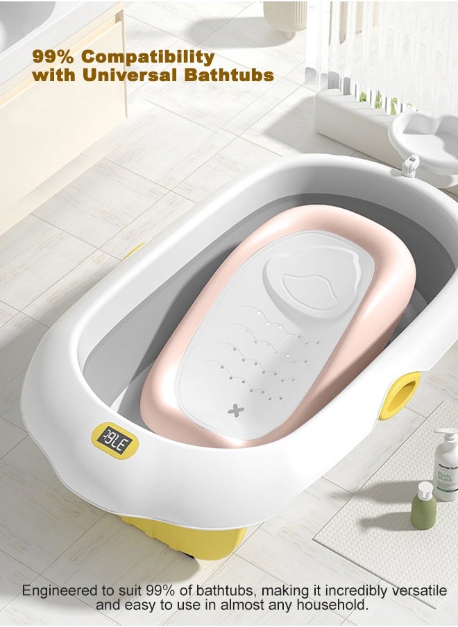 BAYBEE Baby Bath Seat Chair For Newborn Babies And Height Adjustable Toddlers Baby Shower Seater For Kids 0-12 Months Pink  - Image 4