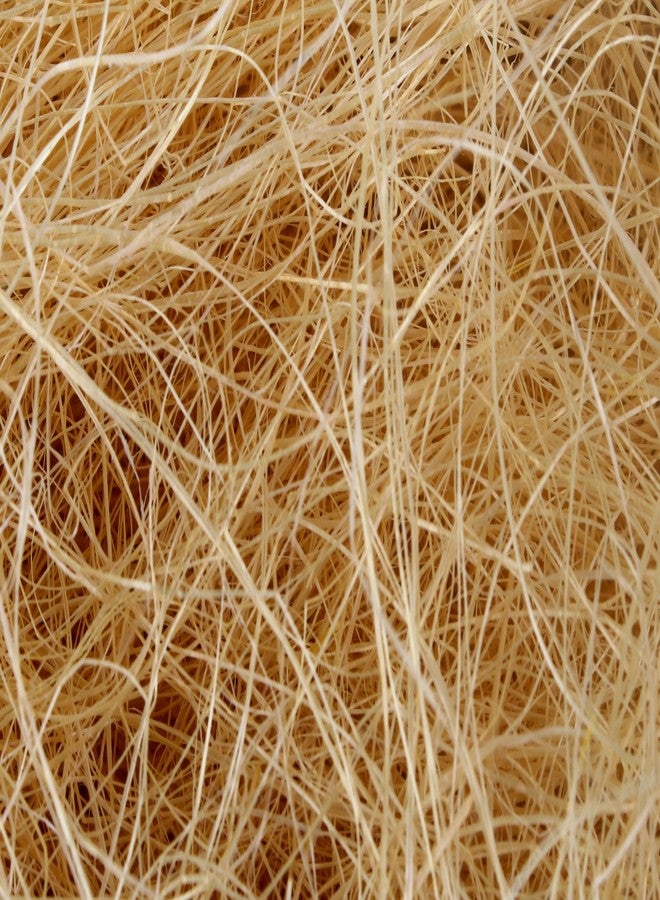 Sansam 0.55 LB Cream Sisal Fiber for Easter Basket Grass, Gift Box and Vase Filling, Natural Excelsior Packing Filler, Nest for Birds and Pets, Moss for Indoor Potted Plants and Crafts - Image 1