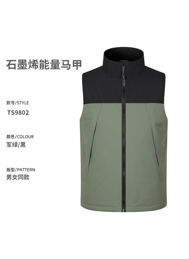 Graphene Thickened Warm Workwear Sports Padded Vest Custom Logo