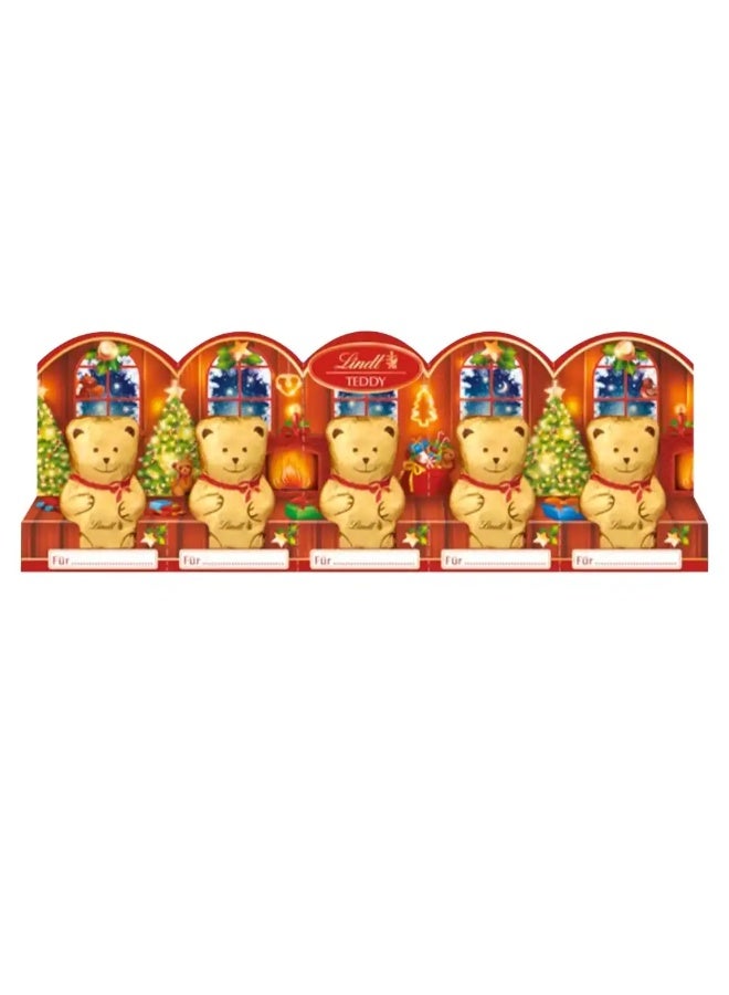 Lindt Teddy Milk Chocolate Figures 50g (5 Pieces)