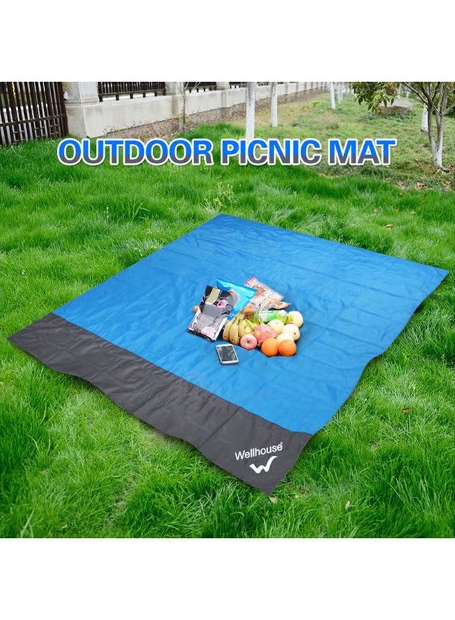 Wellhouse Outdoor Portable Picnic Mat Waterproof Beach Blanket - Image 1
