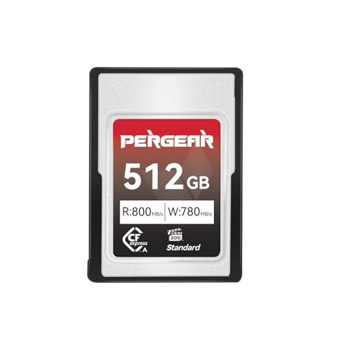 Pergear 512GB CFexpress Type A Memory Card Up to 800MBs Read Speed 780MBs Write Speed for 4K 120P8K 30P Recording Standard Series VPG200 - Image 1