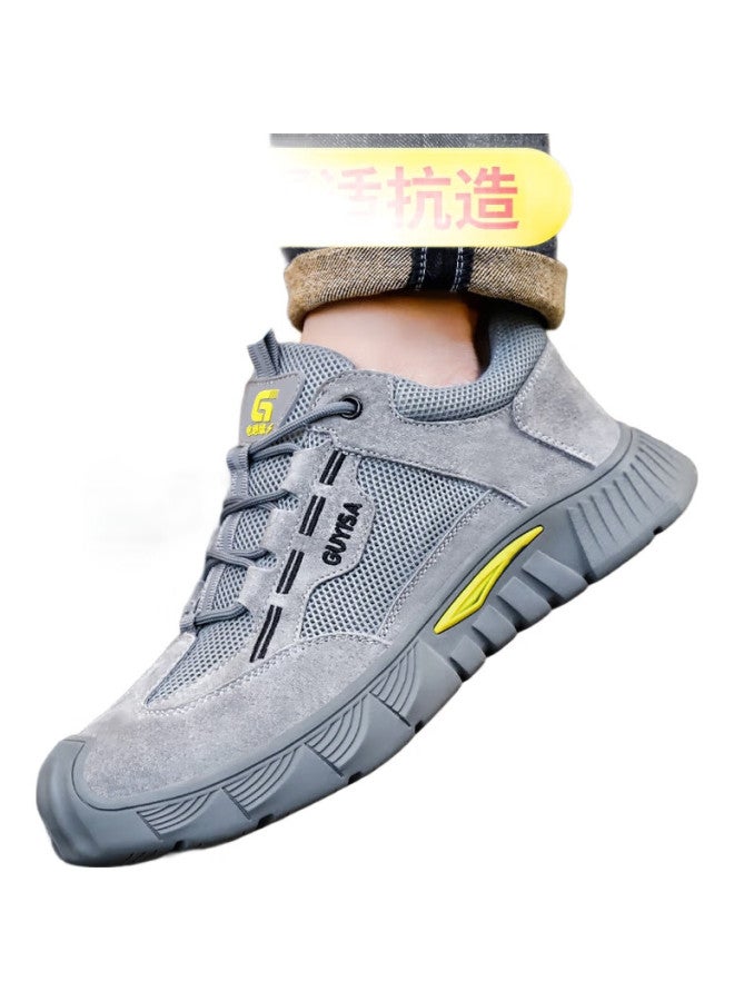 WELDON Shield Men'S Safety Shoes Anti-Smashing Anti-Piercing Anti-Slip Wear-Resistant Insulated Lightweight Work Safety Shoes 0266Kv 43 - Image 1