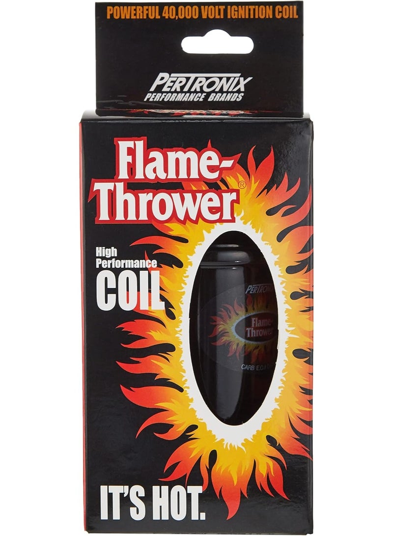 Pertronix 40511 Flame-Thrower Ignition Coil, 40,000 Volt 3 Ohm, 12 Volt, Black - Image 2