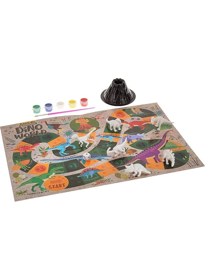 4M KidzLabs Gamemaker Dino World – DIY Board Game Kit with Dinosaur-Themed Pieces, Stickers, and Instructions – Fun Creative Activity for Kids to Design and Play Their Own Game | 00-03400 - Image 3