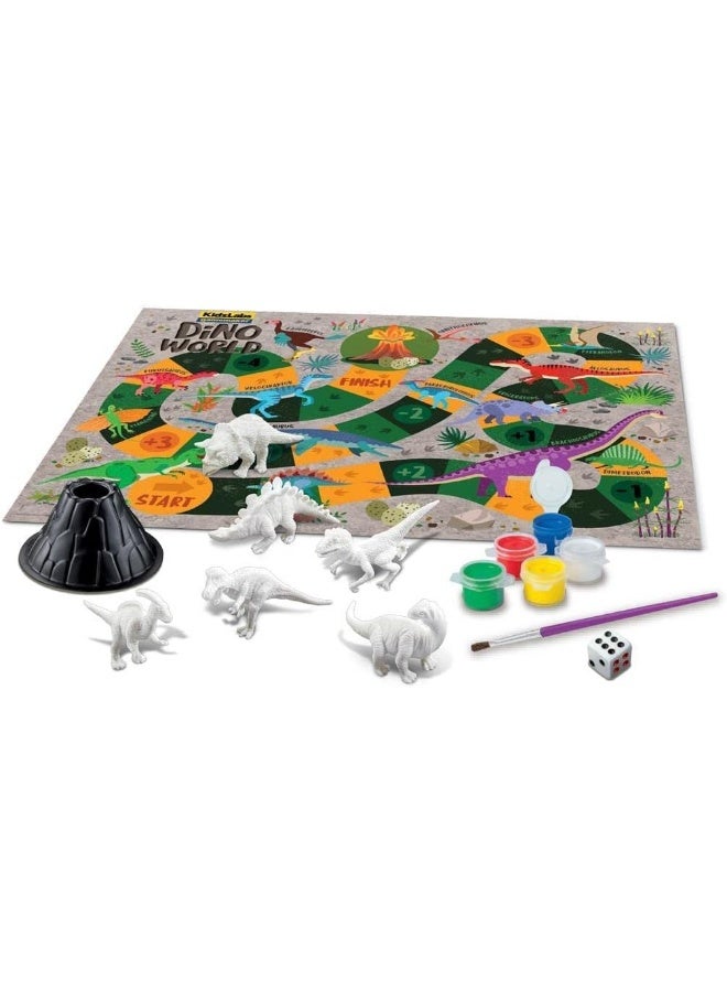 4M KidzLabs Gamemaker Dino World – DIY Board Game Kit with Dinosaur-Themed Pieces, Stickers, and Instructions – Fun Creative Activity for Kids to Design and Play Their Own Game | 00-03400 - Image 4