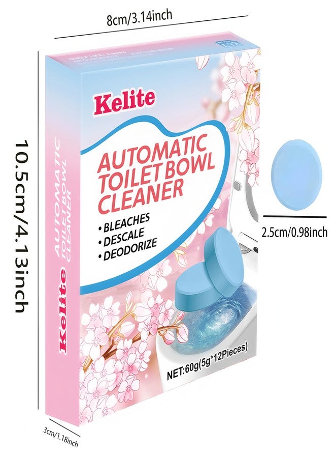 KELITE Toilet Bowl Cleaners - 12 PACK, Household Toilet Cleaner, Automatic Toilet Bowl Cleaners - Sustained-Release Toilet Tank Cleaners for Deodorizing and Descaling (Pack of 1) - Image 5