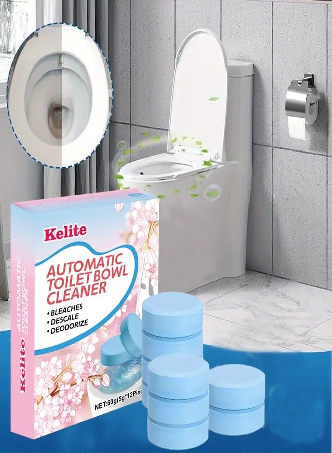 KELITE Toilet Bowl Cleaners - 12 PACK, Household Toilet Cleaner, Automatic Toilet Bowl Cleaners - Sustained-Release Toilet Tank Cleaners for Deodorizing and Descaling (Pack of 1) - Image 3