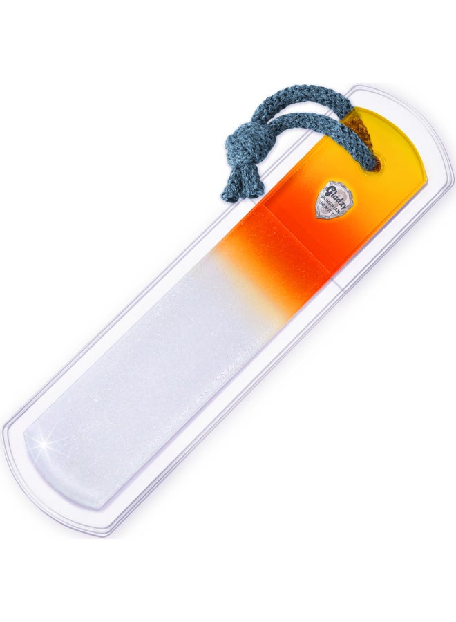 Gladzy Genuine Czech Glass Foot File TwoSided Different Grit Surface Gentle Callus Remover Pedicure Spa Rough Skin Scrubber Professional Toenail and Heels Care EU Quality Large Size - Image 2