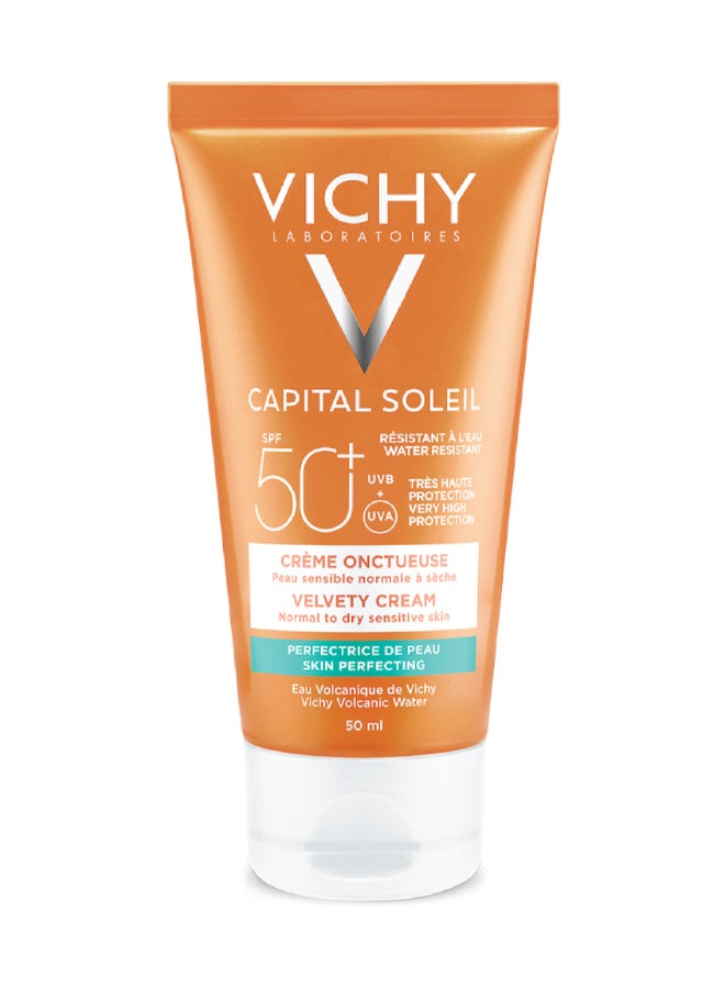 VICHY Capital Soleil Velvety SPF50+ Buy 1 Get 1 Free Sunscreen For Normal To Dry Brown - Image 5