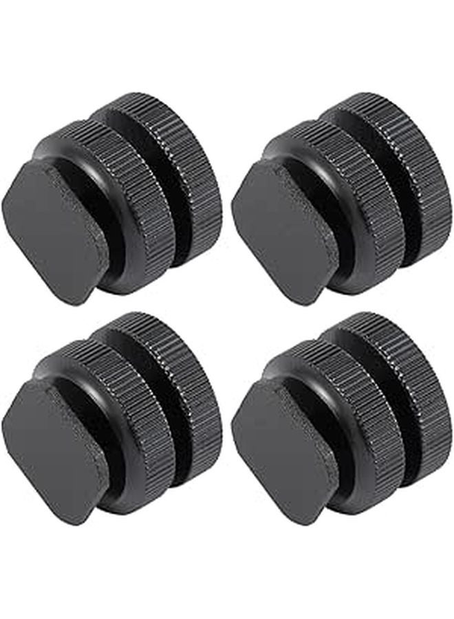 Aluminum Alloy Hot Shoe Mount Adapter Tripod Screw Flash Cold Shoe for DSLR Camera - Image 1