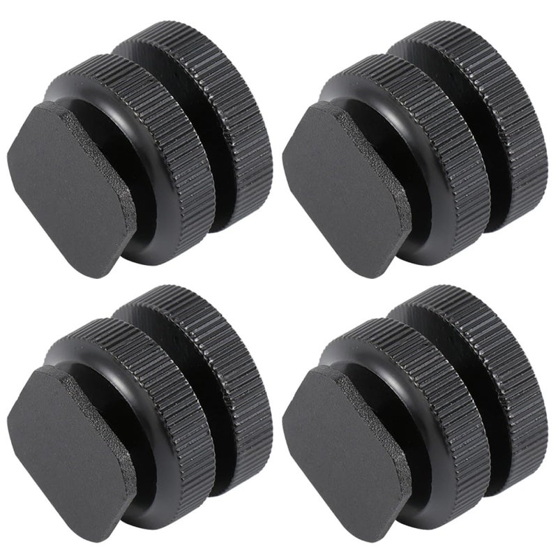 Aluminum Alloy Hot Shoe Mount Adapter Tripod Screw Flash Cold Shoe for DSLR Camera - Image 2