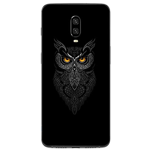 FCS Printed Back Skin for OnePlus 6T with Logo, Matte Finish (Not Back Case) Pattern-E-07 - Image 1