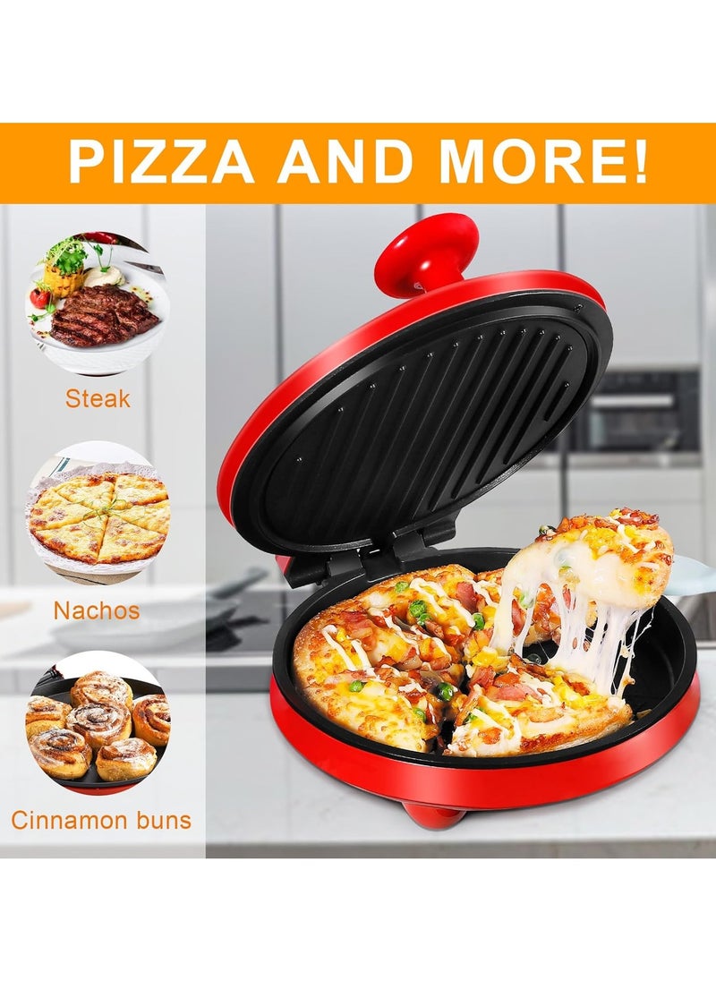 SOKANY Electric Pizza Oven, Electric Pizza Maker, Pizza Oven for Home, 220 °C, 1000 Watt, Plate Made of Fireproof Stone
