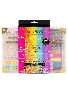 RAINBOW HIGH Ultimate Jewelry Designer Diy Jewelry Making Kit Design 20+ Pieces Of Jewelry Great Weekend Or Sleepover Activity For Girls Bead Kit For Kids Teens & Tweens Ages 8 9 10 11  - Image 1