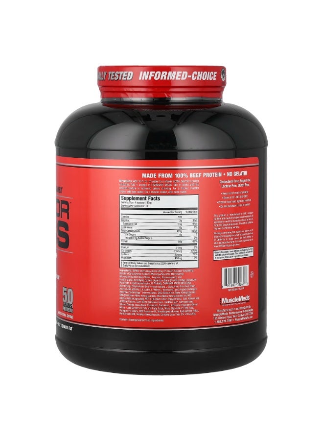 Musclemeds, Carnivor Mass, Anabolic Beef Protein Gainer, Vanilla Caramel, 5.78 Lbs (2,618 G)