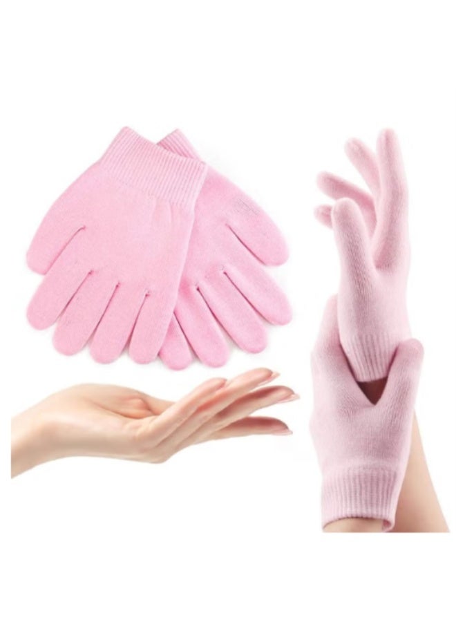 Silicone Moisturizing Hand Gloves – 2-Pack: Effective treatment for dry and cracked hands – Flexible, reusable gloves for daily care – Multicolor