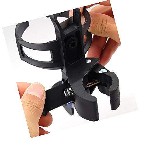 PANCIKAA Adjustable Bike Bicycle Water Bottle Cage Holder Rack - Black Color - Image 2