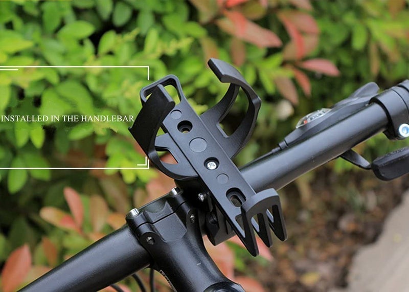 PANCIKAA Adjustable Bike Bicycle Water Bottle Cage Holder Rack - Black Color - Image 5