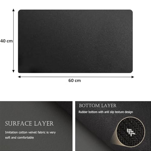 Desi BAE Dish Drying Mat for Kitchen | Super Absorbent Microfiber Dish Drainer | Anti-Slip Quick Drying for Utensils, Glasses & Plates | Washable Kitchen Accessories | Washable Sink Organizer Pad (40 *60) - Image 2