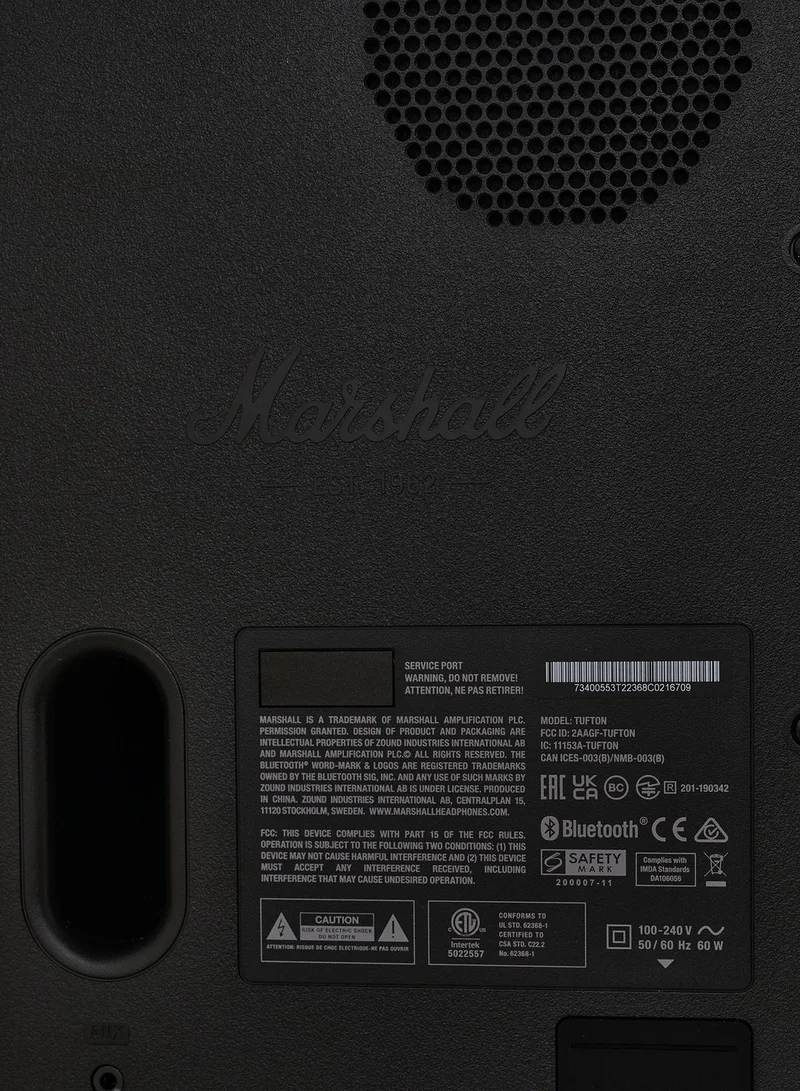 Marshall Tufton Portable Bluetooth Speaker