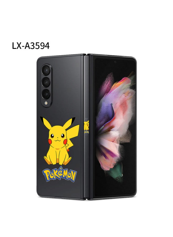 Generic For Samsung Fold3/4 All-inclusive Transparent Sticker Back Sticker W22 Sticker Personalized Color Sticker Folding Screen Fold2 Transparent-Color:LX-A3594-Dimensions:For Samsung Fold4 (color Through 3m)  - Image 1