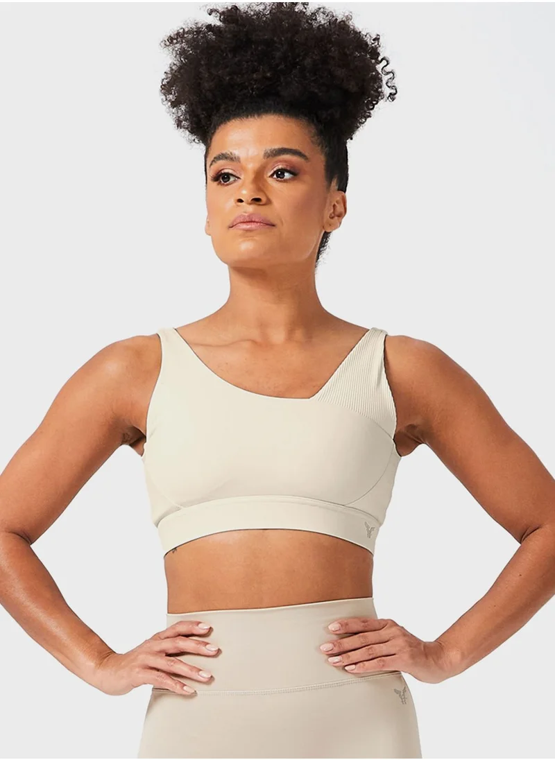 SQUATWOLF Asymetric Ribbed Bra