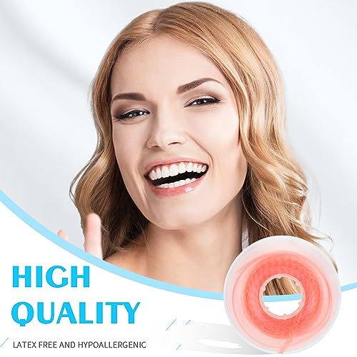 ANNWAH Dental Colorful Orthodontic Braces Rubber Chains,Dental Rubber Chains for Braces Power Chains for Orthodontic Treatment(Short,Orange 7) - Image 4