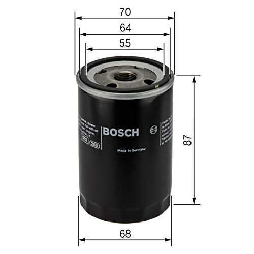 BOSCH Oil Filter, 0.7-5.6L, Fits MITSUBISHI Shogun, NISSAN Maxima, Part No. 986452041, Performance Part - Image 2
