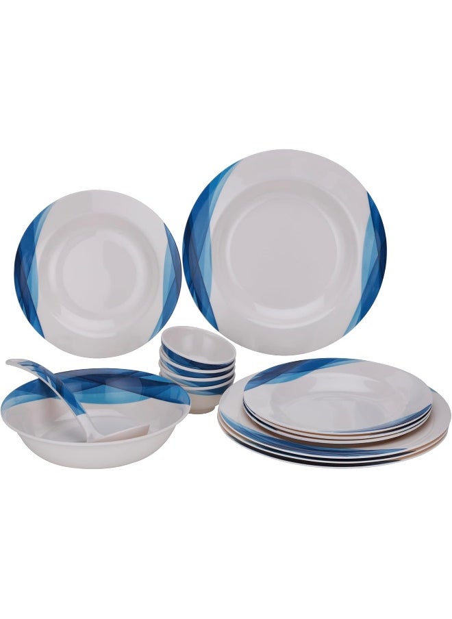 DELCASA - Delcasa DC2152 Melamine Ware Dinner 14-Pieces Set - Image 1