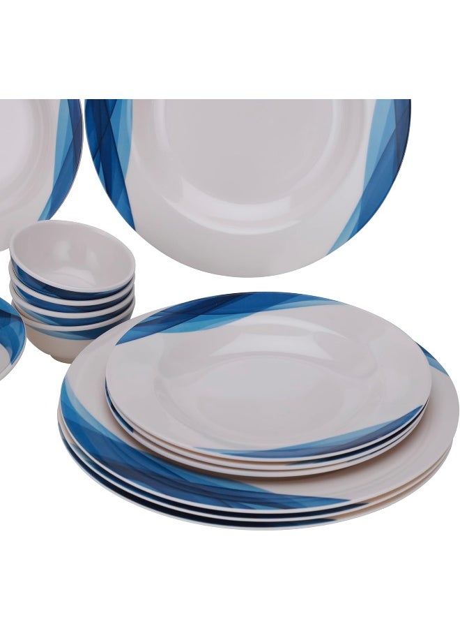 DELCASA - Delcasa DC2152 Melamine Ware Dinner 14-Pieces Set - Image 1