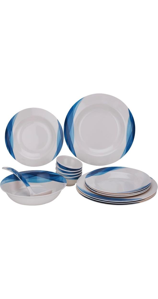 ديلكاسا طقم عشاء ديلكاسا ميلامين 14 قطعة DC2152 - Image 2