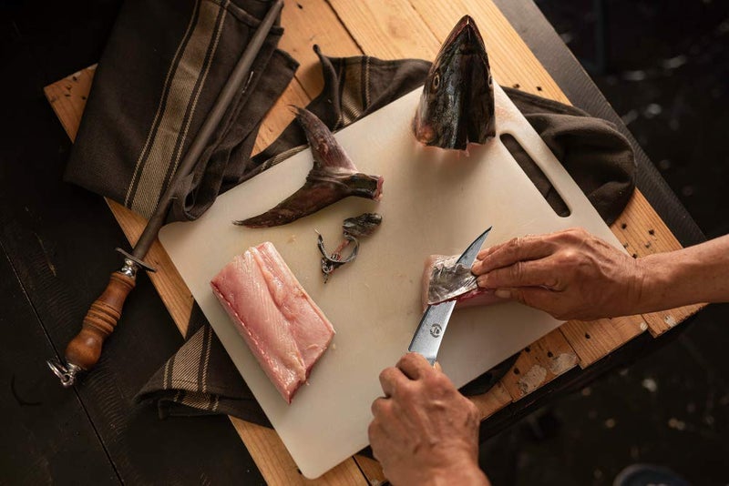 Regalia Boning/Fillet Knife: Professional Japanese 6 Inch Razor Sharp AUS10 Premium High Carbon 67 Layer Damascus Stainless Super Steel Full Tang Chef’s knives w/G-10 Handle Knives - Image 5