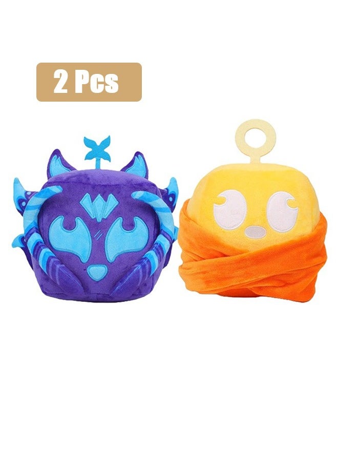 جمورو 2 PCS Roblox Blox Fruit Plush Toy Box و Fox Box Gift للجماهير الفتيات والفتيان  - Image 1