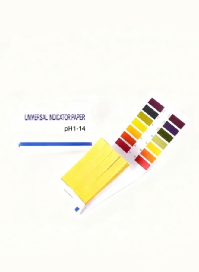 80 قطعة لشرائط اختبار الرقم الهيدروجيني (pH) للنطاق الكامل - ورقة ليتموس شاملة لاختبار الماء واللعاب والبول والتربة - Image 1