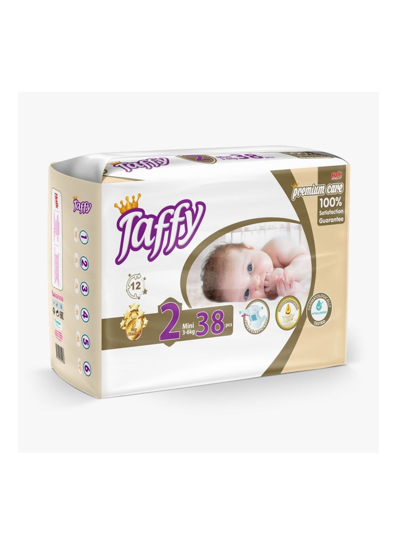 Generic Taffy Diapers Size 2 - Pack of 38 Pieces for Superior Comfort and Protection  - Image 1
