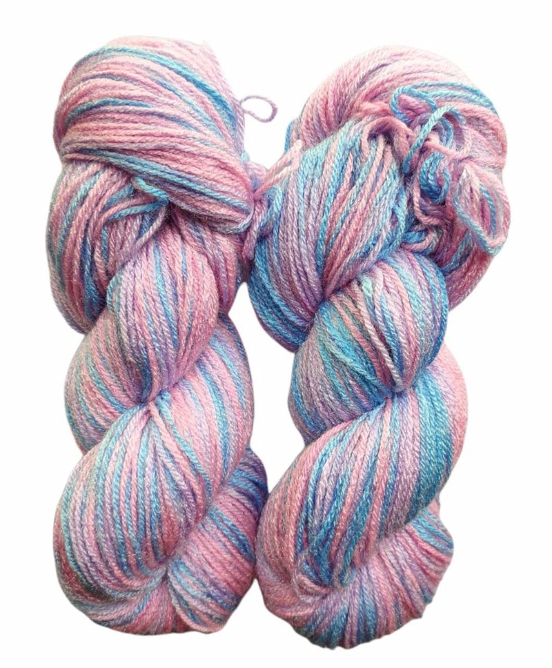NTGS Oswal Knitting Yarn Jannat Wool, Multi Purple 300 gm Best Used with Knitting Needles, Crochet Needles Wool Yarn for Knitting. by Oswal - Image 1