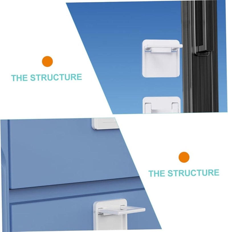 3Pcs Black Sliding Door Lock Safety Locks for Windows and Doors Home Security for Pets - Image 4