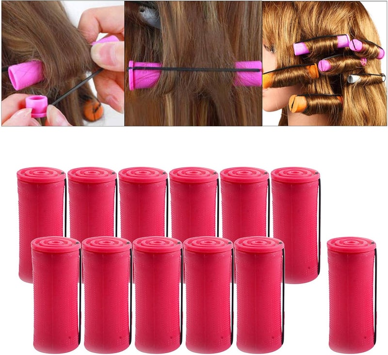 كلاراكو بكرات تجعيد الشعر الباردة، مناسبة للشعر الطويل والقصير، بأحجام صغيرة ومتوسطة وكبيرة، بكرات طبيعية بدون حرارة، عبوة واحدة، أدوات تصفيف الشعر للنساء، 12 قطعة، 3.5 سم - Image 5