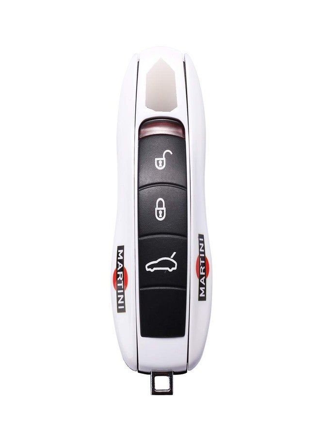 CHEYA Car Key Case Keyshell Covers for Porsche Panamera 2010-2019 Cayenne 2011-2020 911 2013-2020 Macan 2014-2019 Boxster 2013-2016 Cayman 2013-2016 718 2016-2019 (MARTINI, Style A), Martini, Style A - Image 2