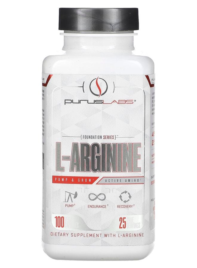 Purus Labs Foundation Series LArginine 100 Veggie Capsules