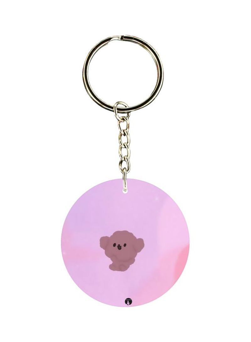 RKN Cartoon Printed Double Sided Keychain