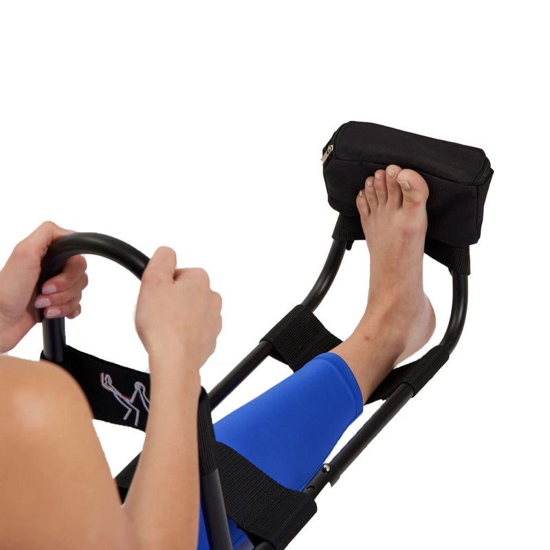 IdealStretch - Original Patented â€“ Hamstring Stretcher, Lower Back Stretcher, Hip Stretcher, & Calf Stretcher - Knee Extension & Pain Relief - Image 1
