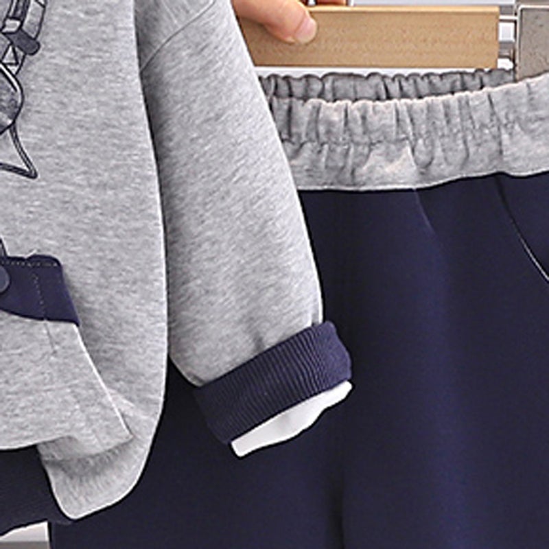ChicPoint 2 Pcs 2-5years Boys Pants Suit - Image 3