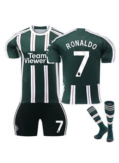 2023/24 Season Red Devils Football Jersey RONALDO #7 Football Jersey/Shorts Socks Gift Set Kids Sizes & Adult Sizes for Fans & Friends