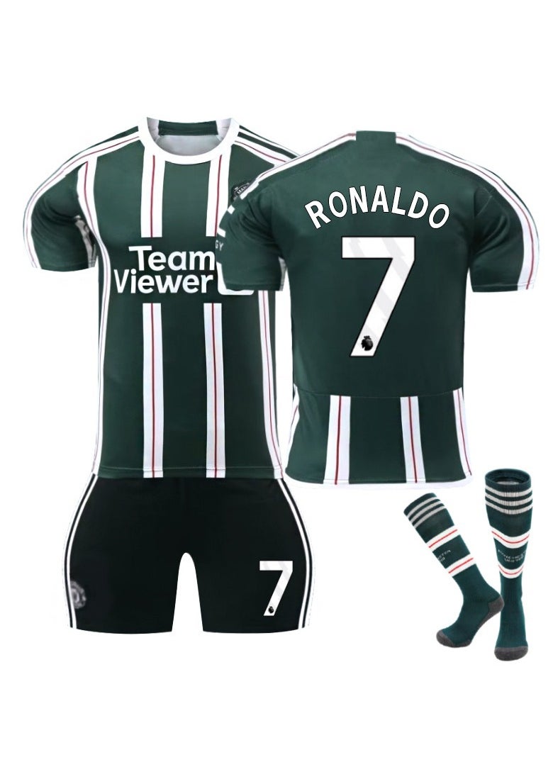 General - 2023/24 Season Red Devils Football Jersey RONALDO #7 Football Jersey/Shorts Socks Gift Set Kids Sizes & Adult Sizes for Fans & Friends - Image 1